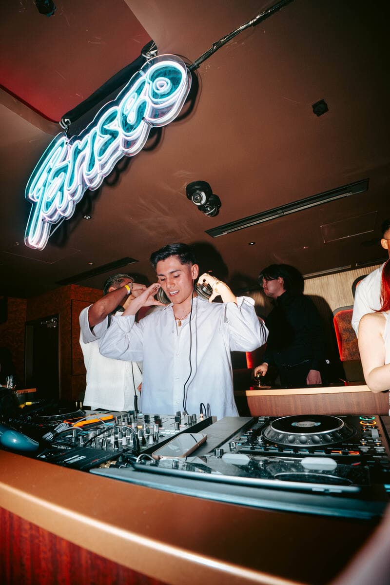 Behind the Decks